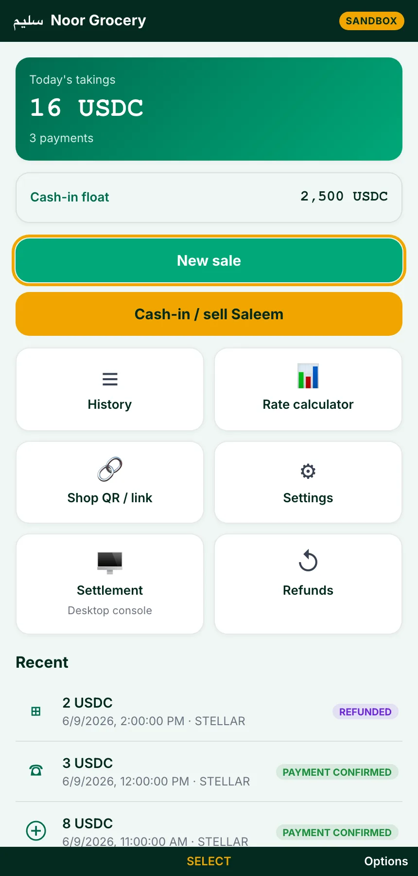 Saleem Merchant POS: any phone becomes a terminal